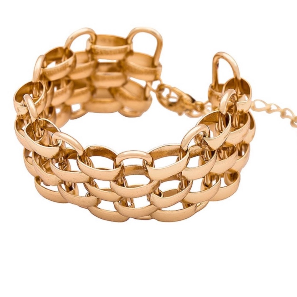 Amber sceats gold watch chain bracelet- brand new